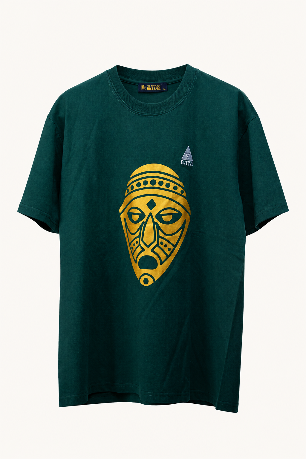 Haut Vert motif masque